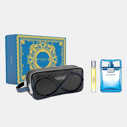 Set Versace Man Eau Fraiche + Bolsa + Decant 10ml